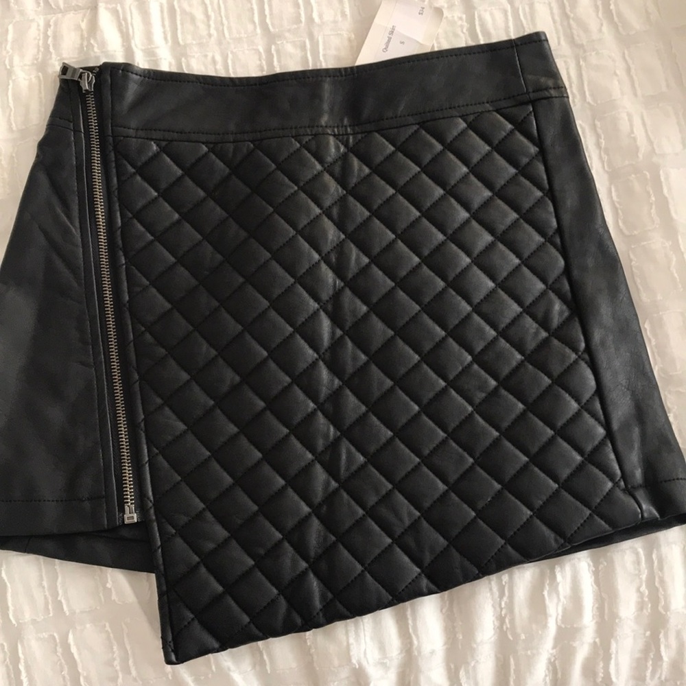 SOLEMIO Vegan leather skirt sz S, NWT